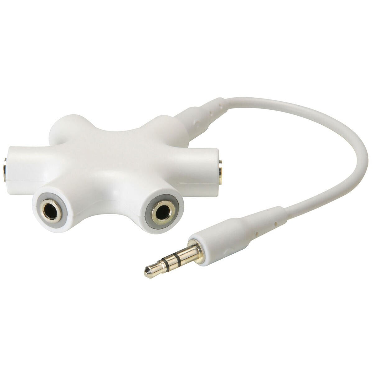 Starfire 3.5mm Headphone Splitter Hub 5 Out with Input Cable